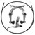 Brakeset Odyssey Springfield H-Pol W/Lvr/Cbl 120501