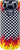 Zan Headgear Motley Tube Polyester Neck Tube - Checkered Flames T450