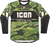Icon Tiger??Ã¢â€Å“ÃƒÂ¢Ã¢â€Â¬Ãƒâ€˜S Blood Jersey - Green Camo - Large 2824-0086
