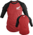 D'Cor Visuals Honda Long-Sleeve T-Shirt - Red/Black - 2Xl 80-111-5