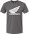 Honda Apparel Honda Wing T-Shirt - Heather/White - Medium NP21S-M3016-M