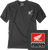 Factory Effex Honda Starting Line T-Shirt - Heather Charcoal - Xl 27-87306