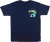 Fmf Day-Glo T-Shirt - Navy - Medium SU25118901NVYMD