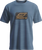 Slippery Crest T-Shirt - Heathered Neptune Blue - Small 3030-25333
