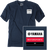Factory Effex Yamaha Phase T-Shirt - Navy - Large 29-87204