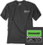 Factory Effex Youth Kawasaki Starting Line T-Shirt - Heather Charcoal - Large 27-83104