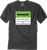 Factory Effex Youth Kawasaki Phase T-Shirt - Heather Charcoal - Small 29-83100