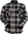 Z1R Duke Flannel Shirt - Gray/Black - Large 3040-2547