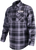 Throttle Threads Drag Specialties Long-Sleeve Flannel Shirt - Gray/Black - Small DRG27S68GYSR