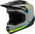 FLY RACING Kinetic Vision Helmet Grey/Black Xl F73-8650X