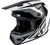 FLY RACING Kinetic Crest Helmet Black/White/Grey Xl 73-8674X