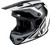 FLY RACING Kinetic Crest Helmet Black/White/Grey 2X 73-86742X