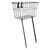 Wald Heavy-Duty Steel Front Bike Basket Black 135BL