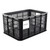 Basil Bicycle Crate 15.4x11x7.9" Black 21110