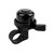 Mirrycle Incredible Brass Bicycle Bell Black 20-IBDB