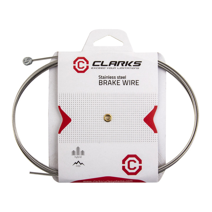 Clarks Stainless Steel Bicycle Brake Wires 1810mm MTB Silver W8003R
