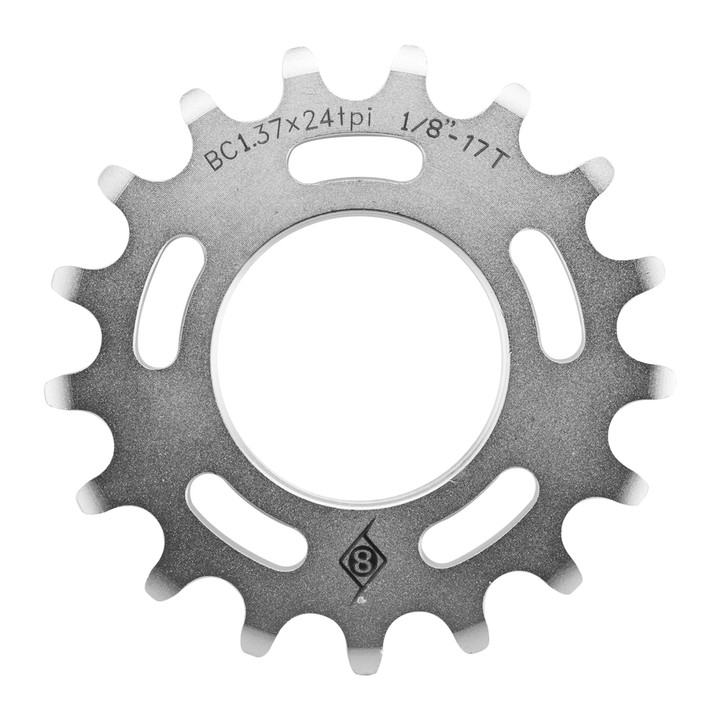 Origin8 Chromoly Track Cog 17T x 1/8" Silver 18737