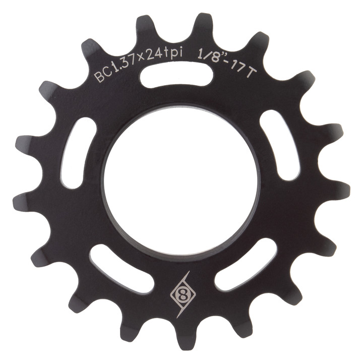 Origin8 Chromoly Track Cog 17T x 1/8" Black 180206