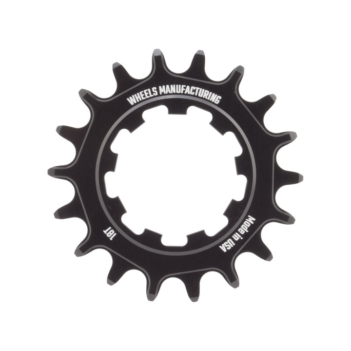 Wheels MFG High-Performance Aluminum Solo-Speed Cog 18T Black SOLO-XD-18T-1