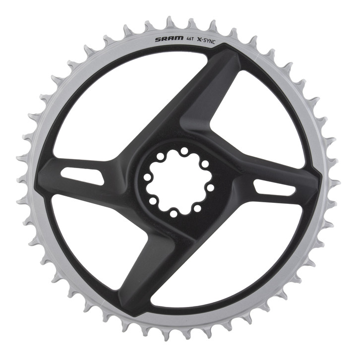 SRAM X-Sync 12-Speed Aluminum Road Chainring 46T Gray 00.6218.026.004