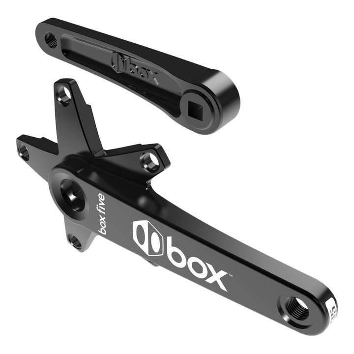 Box Aluminum Square Tapered Forged Crankset 140mm BX-CK175SQ40-BK