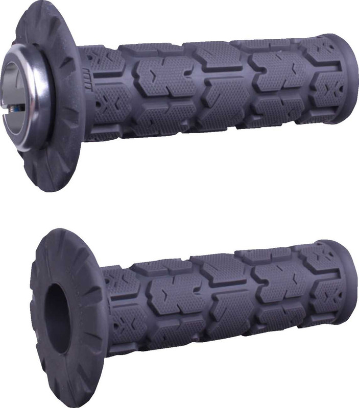 ODI Rogue Universal Lock-On Grips - Graphite/Silver H23URGH