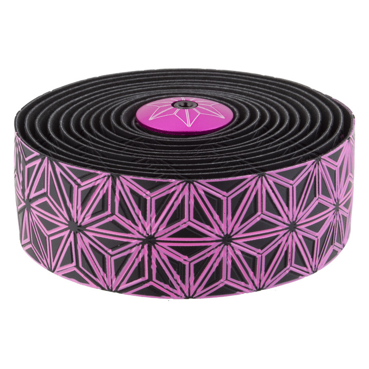 Supacaz Super Sticky Kush Bike Handlebar Tape Starfade Black/Pink BT-51