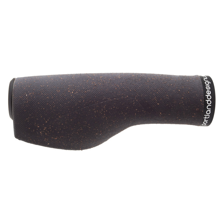 Portland Design Works Cork Chop Lock-On Bike Grips Black 138