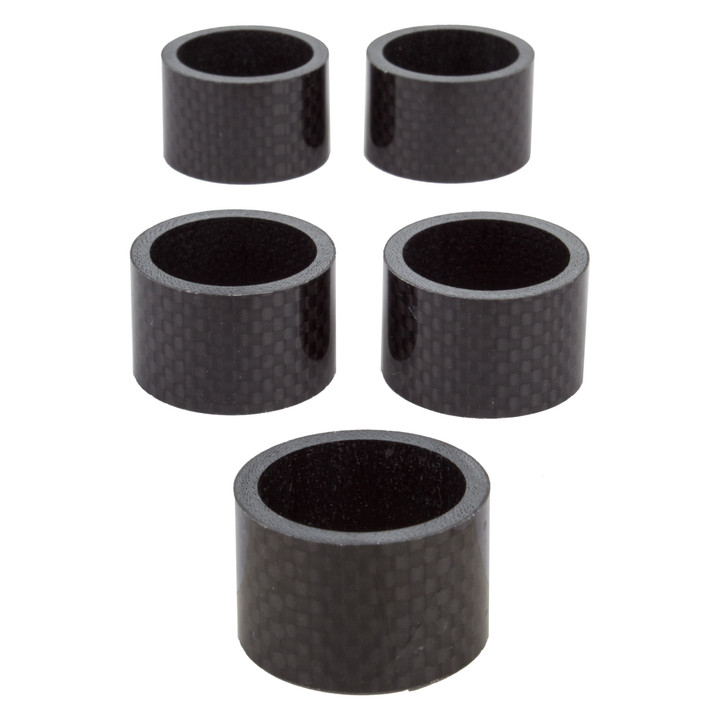 Origin8 Premium 3K Carbon Fiber Bicycle Headset Spacers 1" x 20mm 35370