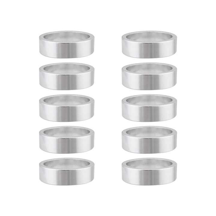 Origin8 Alloy Bicycle Headset Spacers 1-1/8" x 10mm Silver 35292
