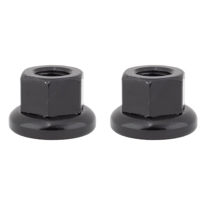 Origin8 Cr-Mo Chromoly Track Axle Nuts M9 x 1mm Black 37025