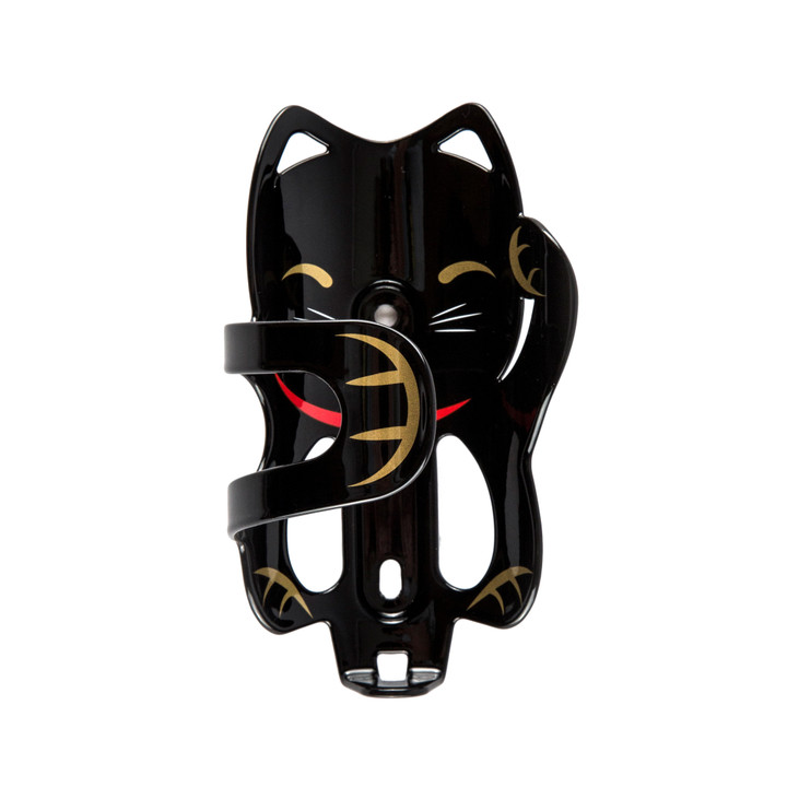 Portland Design Works Lucky Cat Water Bottle Cage Black 530