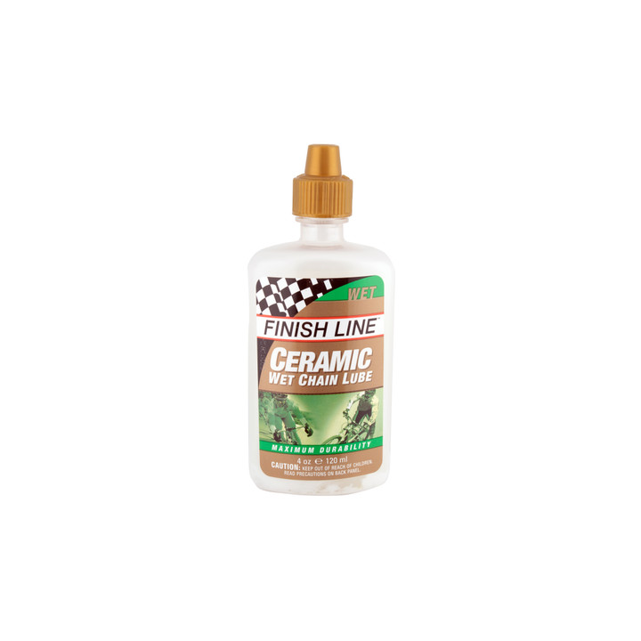 Finish Line Ceramic Wet Bike Chain Lube 4 oz CWE040101