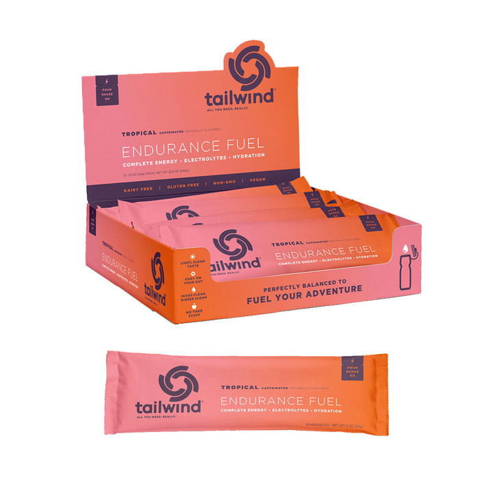 Tailwind Nutrition Endurance Fuel Berry Flavor Box of 12 packets Tropical Buzz TW-12SP-T-BOX