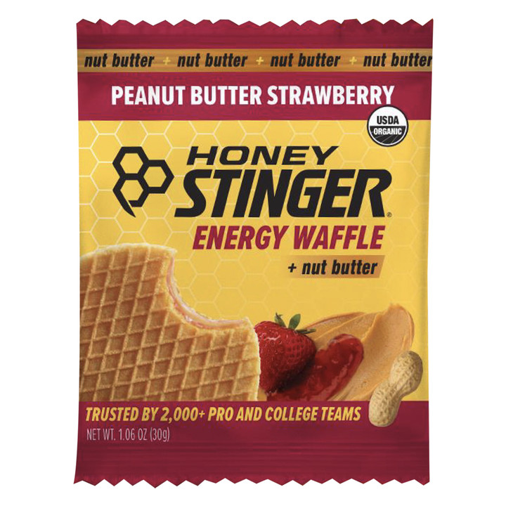 Organic Honey Stinger Waffles Peanut Butter/Strawberry 75112