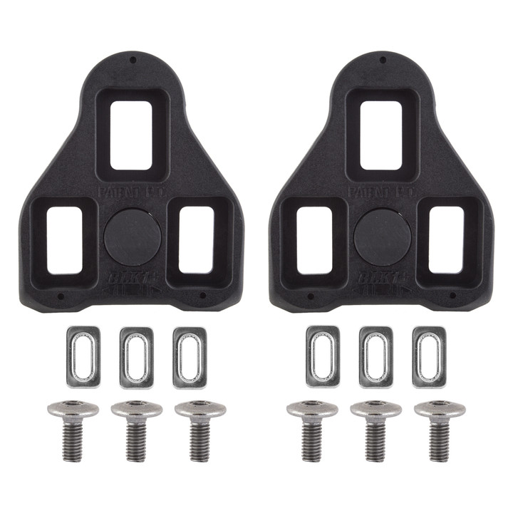 Exustar Look Delta Cycling Cleat 0° Fixed Look Delta Thermoplastic BLK1