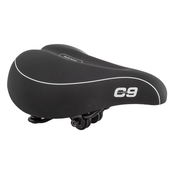 Cloud-9 Bicycle Comfort Seat Coil and Web Spring Suspension Soft Touch Vinyl WR 49136