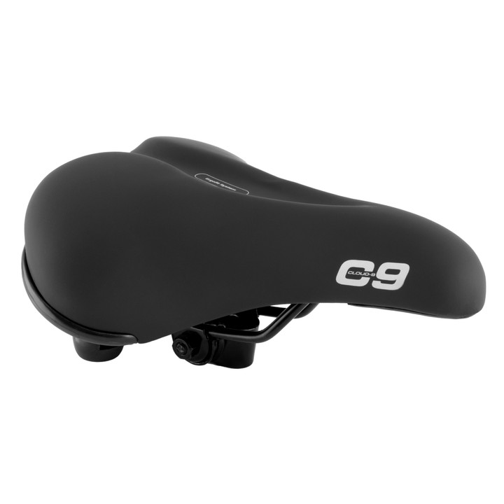 Cloud-9 Bicycle Comfort Saddle for Men Steel Rails Soft Touch Vinyl WR 49355