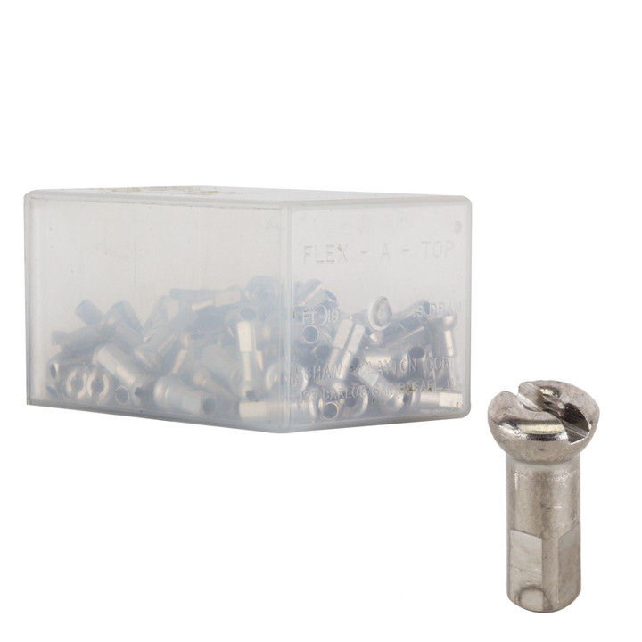 DT Swiss Pro Head Brass Nipples 2.0 (14G) Silver 14mm N0BD20140N0100