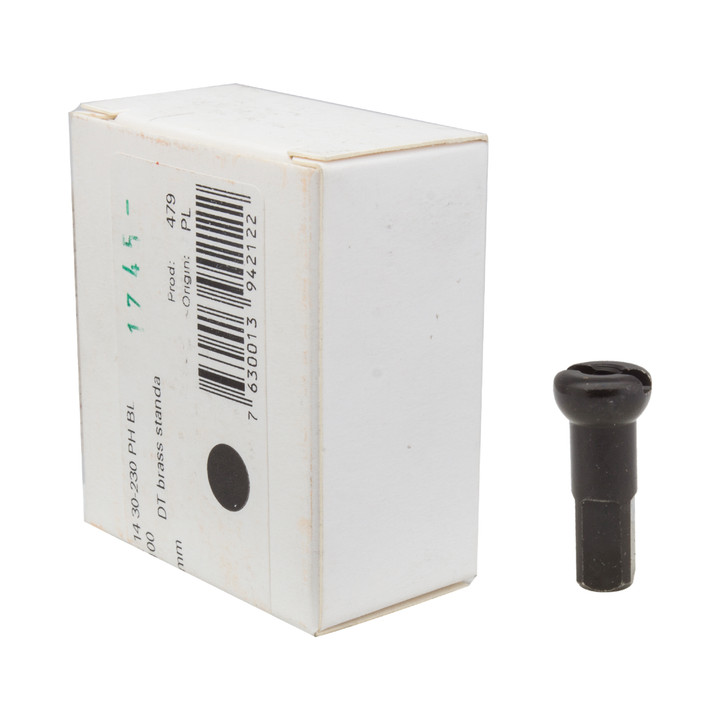 DT Swiss Pro Head Brass Nipples 2.34 (13G) Black 14mm N0BD23140S0100