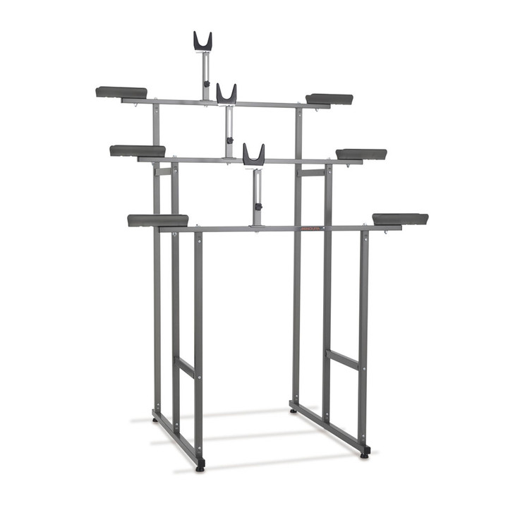 Minoura 3-Bike Tiered Display Stand Tall - 33.5L x 36W x 53"H 423-1721-00
