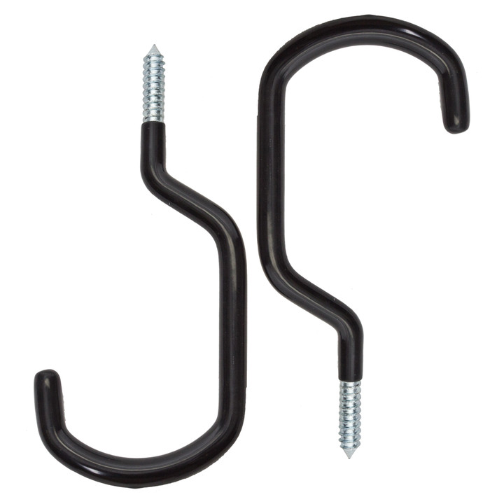 Sunlite Heavy-Duty Sunlite XL Storage Hooks Set Wood Thread 98557