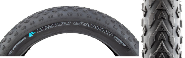 Vee Tire and Rubber Mission Command 20x4.0 Wire Tire Black BV32108
