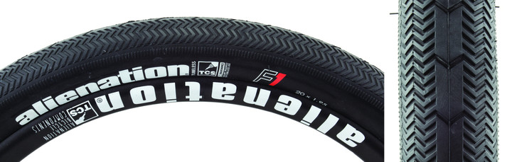 Alienation TCS F1 Tubeless Folding Bicycle Tire 20x1.95 Black 591268