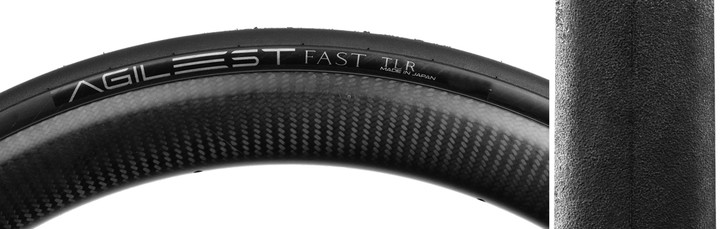 Panaracer Agilest Fast TLR Tubeless Road Bike Tire 700x25 RF725TR-AGF-B