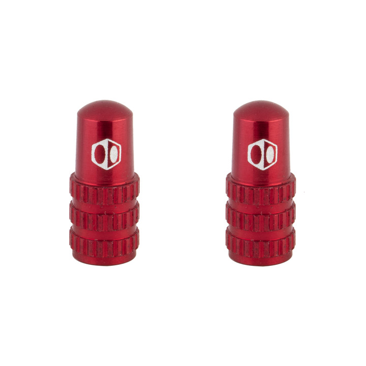 Box One CNC Machined Aluminum Valve Caps Presta Red BX-VC14P0000-RD