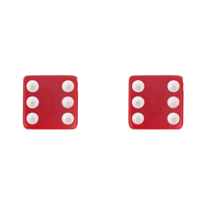 Trik Topz Bicycle Valve Caps Dice Red SV DIC-RD-2PK