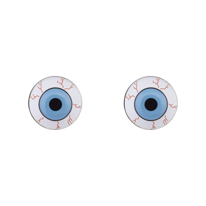 Trik Topz Bicycle Valve Caps Eyeballs Blk EYC-BL-2PK