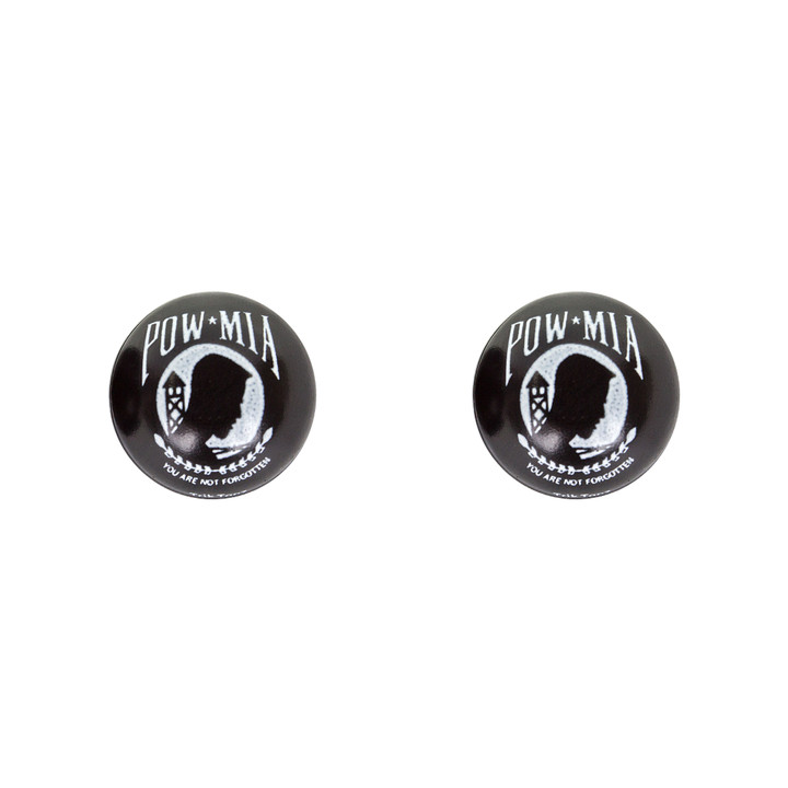 Trik Topz Bicycle Valve Caps POW-MIA SV PMC-BK-2PK
