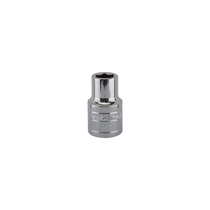 Park Tool 8mm Chrome Vanadium Steel Socket | Durable 3/8" Drive 1658